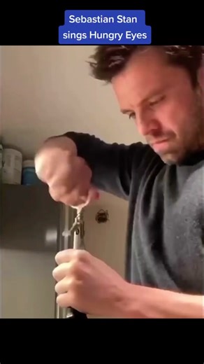 Sebastian Stan Sings Hungry Eyes
