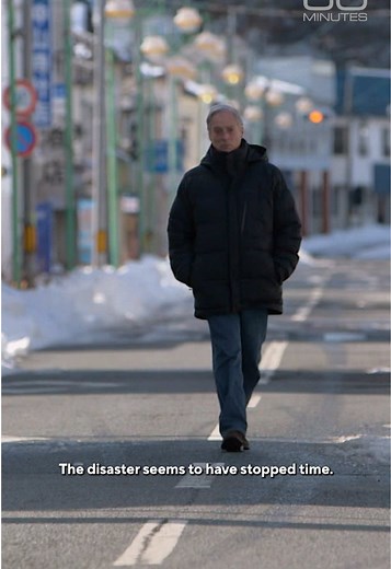 In 2014, 60 Minutes’ Bob Simon walked through ghost towns in Japan where the population had fallen to zero after the 2011 earthquake, tsunami, and nuclear disaster. The towns appeared frozen in time: clocks stopped at the moment of the quake, three-year-old newspapers undelivered and meals left untouched. Thousands of residents left after the disaster triggered a radiation crisis in surrounding areas. #japantsunami #tsunami #japan