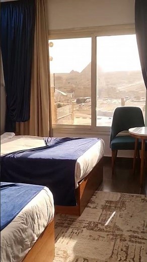 Best Pyramids view room at Hayat Hotel Giza #pyramids #egypt #travel