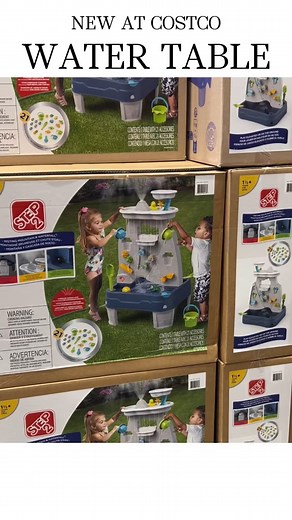 Check out this new water table available now @costco! It’s double-sided, has a misting mountain, 21 accessories, an easy-to-clean surface, a no-leak drain plug, and even removable legs to adjust the table’s height to your kid’s needs. The kiddos will enjoy hours of fun, which translates into downtime for you. Win win! @thestep2company • • • #costco #watertable #kidtoys #funforkids #watertoys | Costcobffs