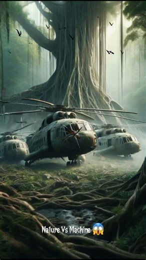 "Abandoned Military Helicopters Overtaken by Nature" #nature