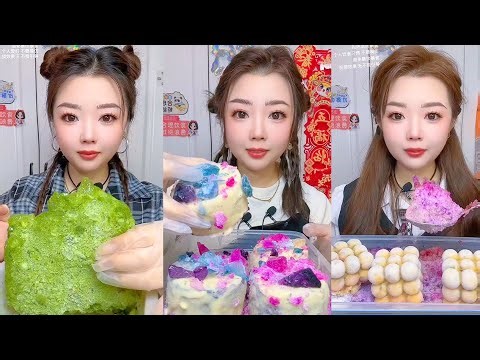 ASMR Crunchy Ice Mukbang Eating Show | Relaxing Sounds | #77