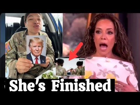 I bet 'the view' show is over After Servicemen TELLS OFF Sunny Hostin over POTUS Hat Lies