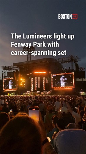 9.4K views · 96 reactions | The Lumineers, the folk-rock group best known for such hits as “Ho Hey” and “Ophelia,” lit the crowd up at their Fenway Park show on July 17. | Boston.com | Facebook