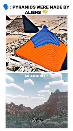 Minecraft pyramid meme🥀