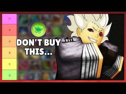 Roblox Anime Fight Tier List | Watch This Before You Play