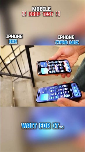 ☠️ iPhone Air vs iPhone 17 Pro Max Drop Test – SHOCKING Results! ⚡