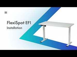 Standing Desk EF1/EG1 Installation Guide