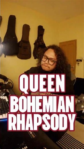 QUEEN - BOHEMIAN RHAPSODY GUITAR COVER #guitar #shorts #queen #bohemianrhapsody