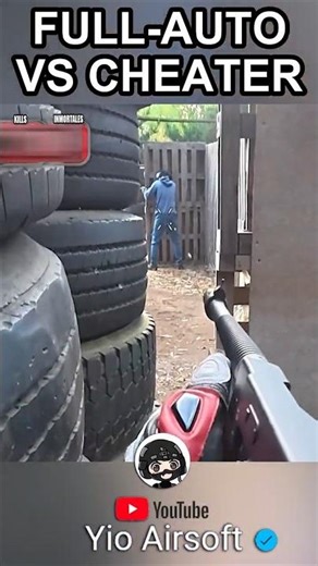 😂 CHEATER vs FULL AUTO 🤣 ▬ #fail #airsoft #funny