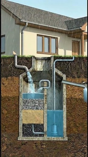 How a rainwater harvesting system works | Step-