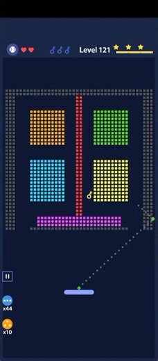 Break Bricks Level 121 #gaming #shorts
