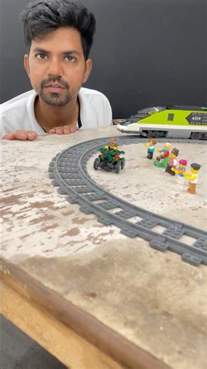 Lego High Speed Passenger Train New Airplane Car On Tracks