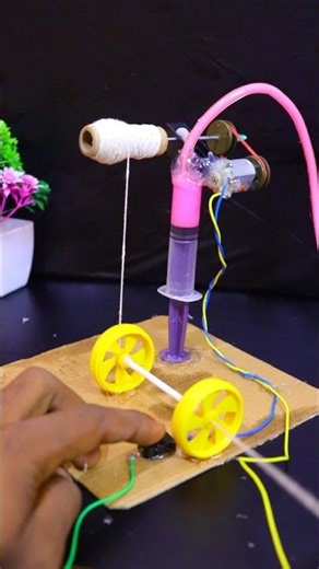 Rope Winding Machine| DcMotor #dcmotor #diy #shorts