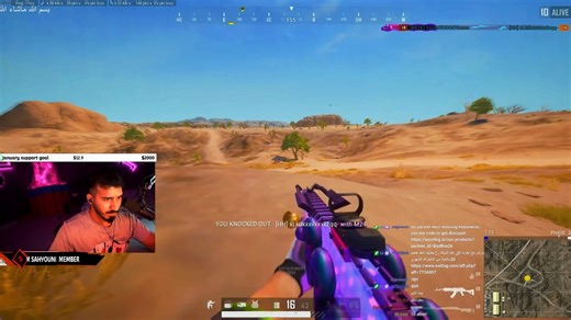 PUBG国外主播BadBoy单人灭队，beryl超准跟枪扫车