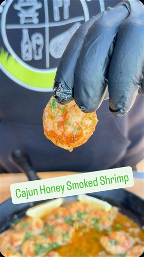 Danny Dobrzenski on Instagram: "Comment “recipe” and I’ll send it right to your messages. This Cajun honey shrimp hits every note with sweet heat, buttery flavor, and just enough spice to keep you going back for more. It cooks fast, works as a weeknight dinner or party appetizer, and that sauce is unreal over rice or pasta. 💨 @masterbuilt Gravity 🧂 @tfti.bbq 🔪 @montanaknifecompany Comment “recipe” or check out https://cookingintheyard.com/cajun-honey-shrimp/ #shrimp #seafoodrecipe #cajunshrim