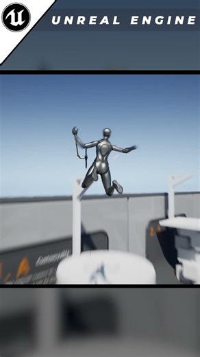 Unreal Engine 5: Grappling Hook System #unrealengine5 #videogames #GrapplingHookUnrealEngine5