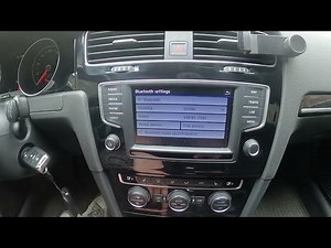How to Find and Manage Bluetooth Settings in Volkswagen Golf V...