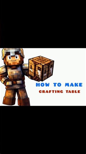 Crafting Table Tutorial......#minecraft#minecraftguide#minecrafttutorial#minecraftshorts#gaming#mcpe