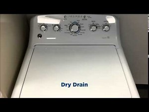 GTW460 washer sounds - dry drain