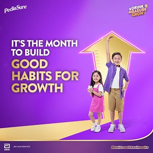 5.2K views · 529 reactions | #PediaSureGrowthWatchMonth is all about making sure your child's on track for growth. With height screening and regular measuring, it’s easy to see how well they’re growing! #RealGrowthRealResults Join our free height screenings on pediasure.com.my | MY Abbott Cares | Facebook