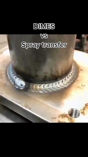 DIMES vs Spray Transfer Welding