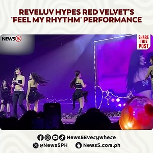 14K views · 76 reactions | All-out ang cheers ng Pinoy #ReVeluv sa ‘Feel My Rhythm' performance ng #RedVelvet sa kanilang “HAPPINESS: My Dear, ReVe1uv" fancon tour sa Mall of Asia Arena, Sept. 14. Ang produksyon ay inihandog ng #WilbrosLive. #RedVelvet_FANCON_TOUR_in_MANILA #HAPPINESS_MyDear_ReVe1uv l via Bea Rollo, Lace Ebuña, & Aceelaine Duron | News5 | Facebook