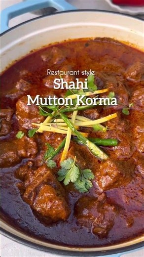 Shahi Mutton Korma !