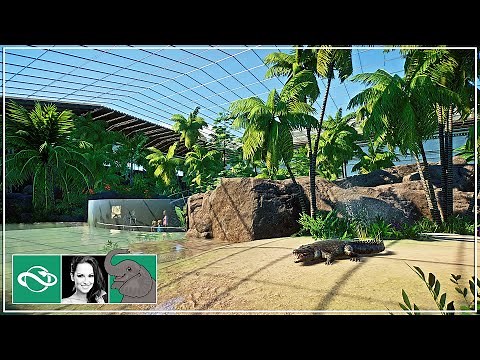 I Built a HUGE Saltwater Crocodile Habitat with Underwater Viewing in My Reptile House in Planet Zoo