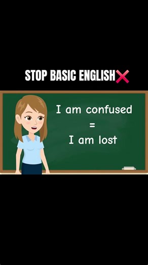Stop Saying “I Am Confused” | Speak Fluent English #englishlearning #spokenenglish