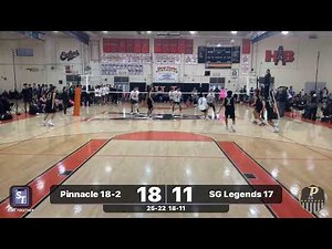 Pinnacle 18-2 vs SG Legends 17 Elite