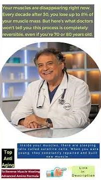 70-Year-Old → 40-Year-Old Muscles: The Reversal Method