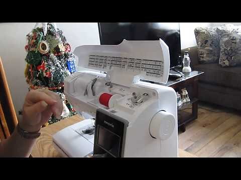 how to thread the innov-is ns2750d sewing and embroidery machine