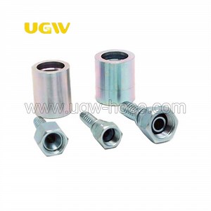[Hot Item] Galvanized Carbon Steel Crimping Hydraulic Hose Ends Fittings