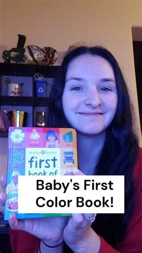 First Book of Colors. Review. Stocking Stuffer #shortsvideo #shorts #BabyBoardBook #StockingStuffer