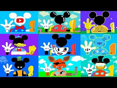 30 Different Mickey Mouse Clubhouses Drawn by Doodle Clubhouse