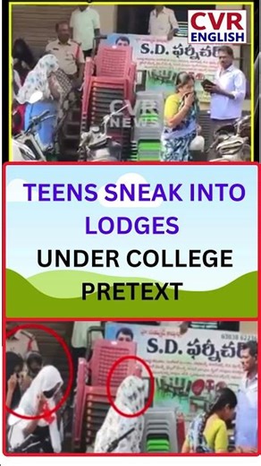 Teens Sneak Into Lodges Under College Pretext | #viralvideo #viral #shorts | CVR ENGLISH SHORTS