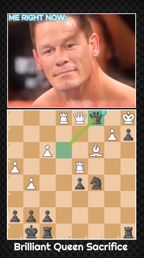 424K views · 1.4K reactions | Brilliant Queen Sacrifice #chess #chessmoves #chesstactics #chessboard #Checkmate | Chess Legends 24 | Facebook