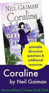 Coraline book club resources and teaching guide - NurtureStore