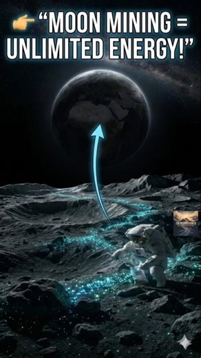 Moon Mining for Unlimited ENERGY? #moon #helium #space #universe #facts #nasa #trending #shorts