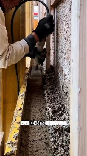 Hempcrete Wall Compaction Process | Eco-Friendly Construction Technology