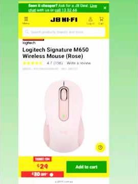 Logitech Signature M650 Pink Bluetooth Mouse unboxing + setup .2024