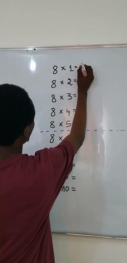 techniques faciles pour faire la table de multiplication par 8