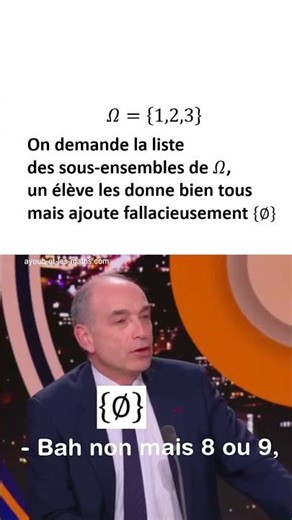 8 parce que c'est effectivement le cardinal de P(Ω), rien n'est laissé au hasard...