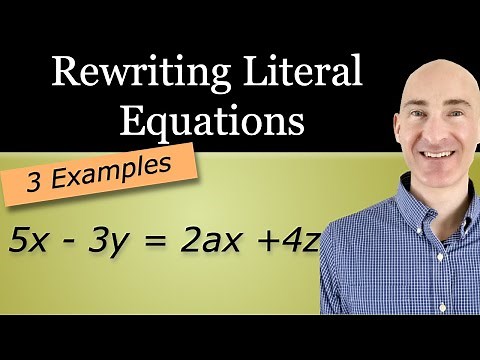 Literal Equations: Step-by-Step Guide to Rewriting Formulas