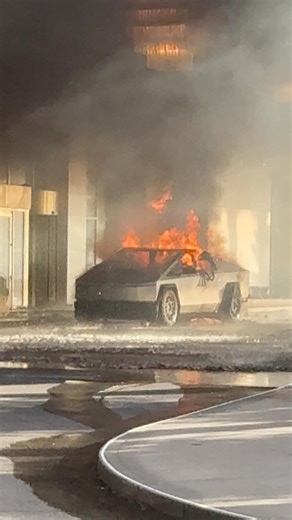 One dead, seven injured as Cybertruck explodes outside Trump’s hotel in Las Vegas. #news #cybertruck #trump #elonmusk | The Verge