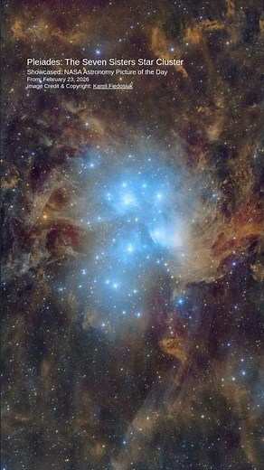 Captured: The radiant Seven Sisters star cluster shone bright in night sky #NASA #Astronomy #Stars