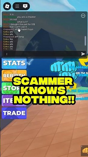 Caught Lying About Glitch Pet! 😂 #MuscleLegends #RobloxShorts #PetGlitch #RobloxDrama #RobloxScammer
