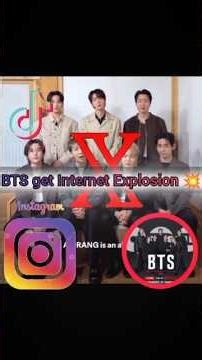 BTS get Internet Explosion 💥 #BTS is Back