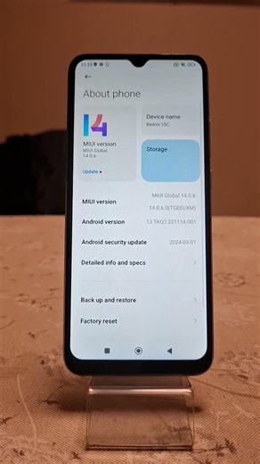 Xiaomi Redmi 10C See Ram and Storage